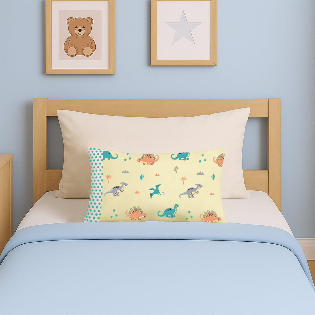 Almohada Cuna + Funda Antiácaros y Antialérgico 29x44